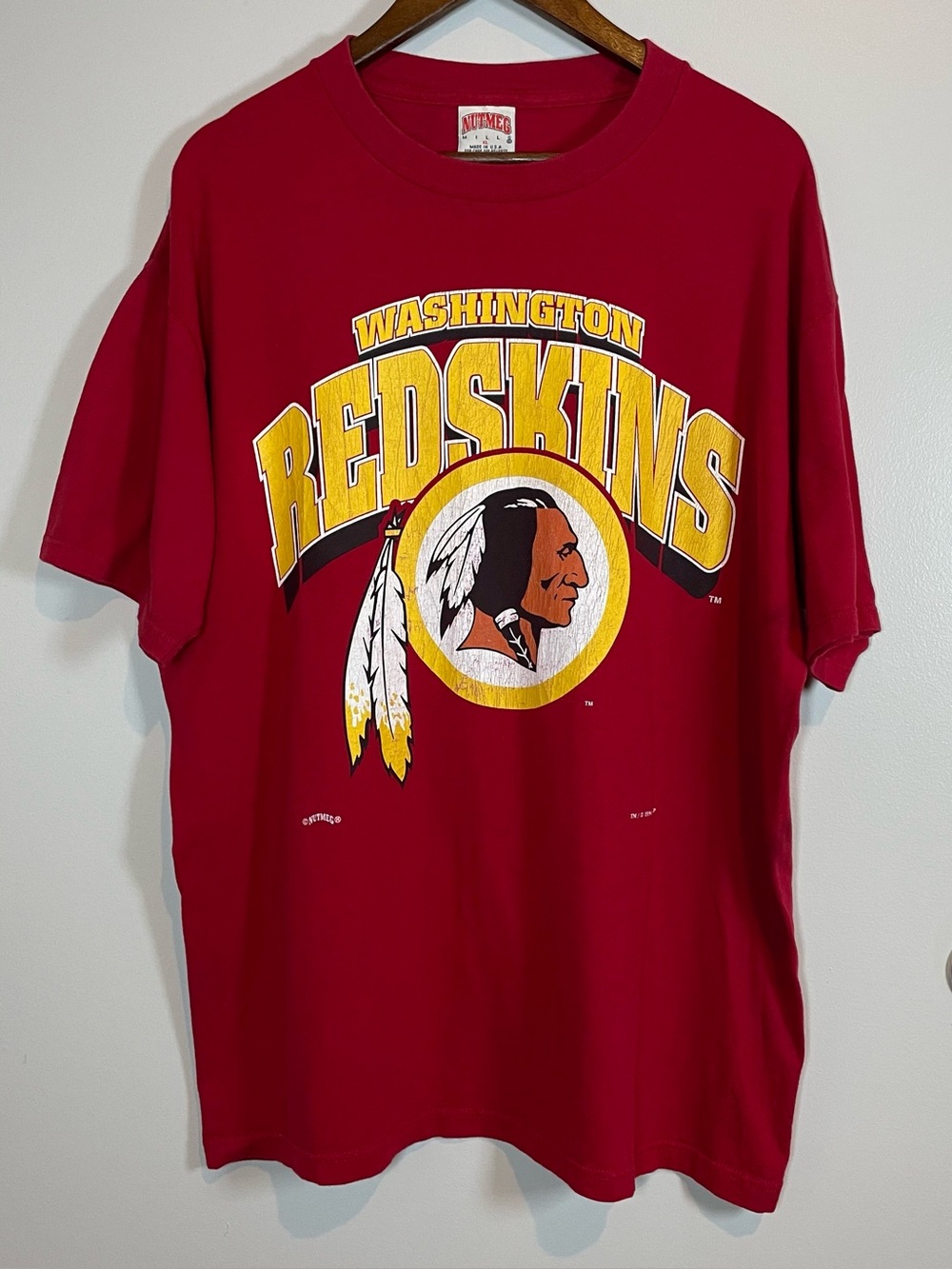 Vintage 90s Nutmeg Washington Commanders XL Graphic T-shirt